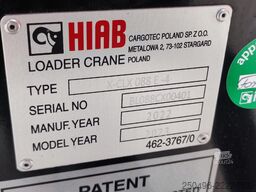 Hiab X-CLX 088 E-4 NEW MANUAL CRANE