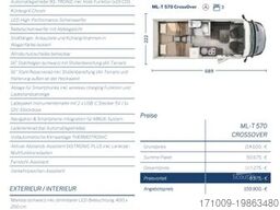 HYMER/ERIBA ML-T CrossOver 570 4x4 Winterpaket Leder TV
