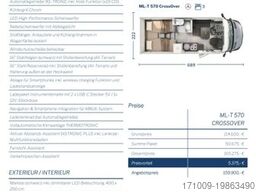 HYMER/ERIBA ML-T CrossOver 570 Winterpaket TV