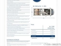 HYMER/ERIBA ML-T CrossTrail 580 4x4 Winterpaket TV XXL Bett