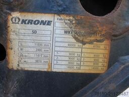 KRONE SD MULTI HECK TELESKOP 2 x LIFTACHSE Nr.: 242