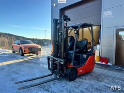 Toyota 8FBET15 Electric Forklift – Load Weight Indicator