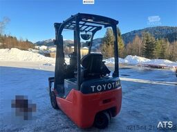 Toyota 8FBET15 Electric Forklift – Load Weight Indicator