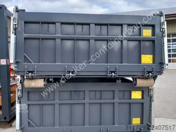 Decker Containerbau Abrollcontainer, Bayernbox, Pendelklappe