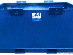 A1 Container Metallbox 2 m³ - stapelbar - RAL 5010 Enzianblau