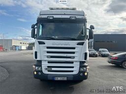 Scania R480 3 axle container truck with/ lift.