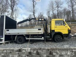 MAN 8.150 crane truck w/ 3-way tipper on the body. WAT
