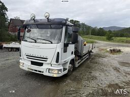 Iveco 75E18 crane truck with Hiab 055XS D3 crane for sal