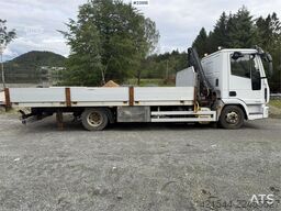 Iveco 75E18 crane truck with Hiab 055XS D3 crane for sal
