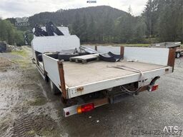 Iveco 75E18 crane truck with Hiab 055XS D3 crane for sal