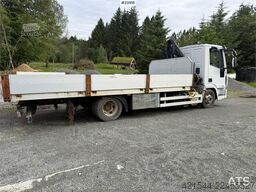 Iveco 75E18 crane truck with Hiab 055XS D3 crane for sal