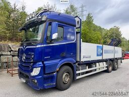 Mercedes-Benz Actros 2553 6x2 crane truck with 19 tm Palfinger c