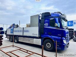 Mercedes-Benz Actros 2553 6x2 crane truck with 19 tm Palfinger c