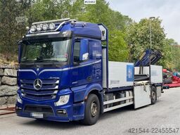 Mercedes-Benz Actros 2553 6x2 crane truck with 19 tm Palfinger c