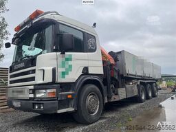Scania P124 Tridem Hooklift & Crane Truck – Hooklift Cont