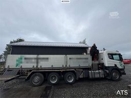 Scania P124 Tridem Hooklift & Crane Truck – Hooklift Cont