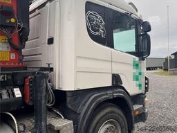 Scania P124 Tridem Hooklift & Crane Truck – Hooklift Cont