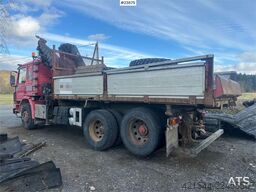 Scania P93H crane truck with 14 t/m crane and Laxo attach