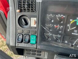 Scania P93H crane truck with 14 t/m crane and Laxo attach