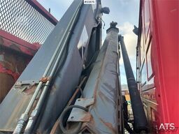 Scania P93H crane truck with 14 t/m crane and Laxo attach