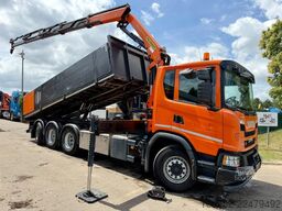 Scania G370 8x4 TIPPER + CRANE PALFINGER PK 19.001 SLD...