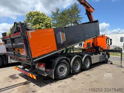 Scania G370 8x4 TIPPER + CRANE PALFINGER PK 19.001 SLD...
