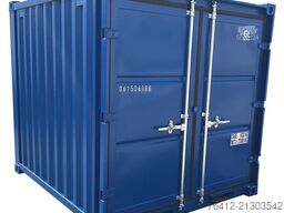 A1 Container 8 Fuß Lagercontainer RAL 5010 Enzianblau