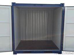 A1 Container 8 Fuß Lagercontainer RAL 5010 Enzianblau