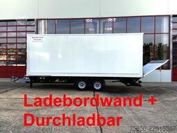 Möslein TKO105 D-L 7 m  Tandem Koffer, Ladebordwand 1,5 t + DurchladbarNeufahrzeug --