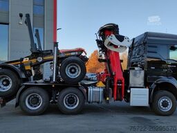 MAN TGS 33.520 BL 6X6 Langholz + Nachläufer