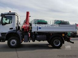 MERCEDES-BENZ AROCS 1835/4x4/3S-KIPPER/FASSI/SOFORT VERFÜGBAR