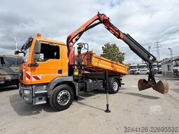 MAN TGM 18.340BB/Meiller+PalfingerPK11001B+Greifer