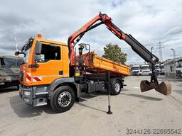MAN TGM 18.340BB/Meiller+PalfingerPK11001B+Greifer