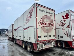 Volvo FH16 700 6x4 livestock transport truck with Traile