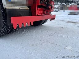 Scania R730 6x4 snow plow–equipped tipper truck with unde