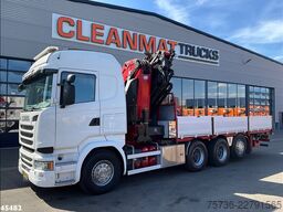 Scania R 490 8x4 Euro 6 Retarder HMF 60 Tonmeter laadk...