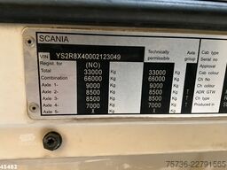 Scania R 490 8x4 Euro 6 Retarder HMF 60 Tonmeter laadk...