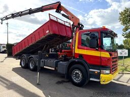Scania P380 6x4 TIPPER + CRANE PALFINGER PK 17502 (5x)...