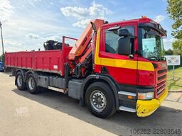 Scania P380 6x4 TIPPER + CRANE PALFINGER PK 17502 (5x)...