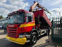 Scania P380 6x4 TIPPER + CRANE PALFINGER PK 17502 (5x)...