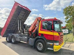 Scania P380 6x4 TIPPER + CRANE PALFINGER PK 17502 (5x)...