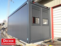 Decker Containerbau Bürocontainer 20ft, Staplertaschen