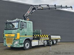 DAF XF 460 8x2 / HIAB CRANE + REMOTE / KRAN / GRUA