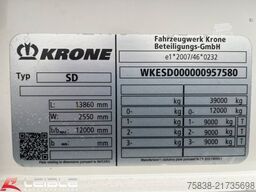 KRONE SD*Tautliner*ZertifikatXL+Getränke*Liftachse*