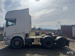 Scania R500 6x2 tractor unit. Repair object.