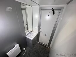 Rimorchio toilette Rosemeier VE 1 Damen, 1 Herren, U SILVER Toilettenanhänger