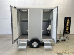 Rosemeier VE 1 Damen, 1 Herren, U SILVER Toilettenanhänger