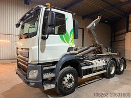 DAF CF 460 6x4 FAT HOOKLIFT - WB 3m35 - STEEL SPRIN...