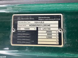 Mercedes-Benz Axor 1824 Manual Full steel HMF 12 Tonmeter laa...