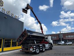 Volvo FM 330 EEV + 6x4 front traction + HMF 1244 + EU...